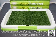 Puppy Potty Pad ห้องน้ำสัตว์เลี้ยง ถาดขับถ่าย พร้อมหญ้าเทียม รูปที่ 8