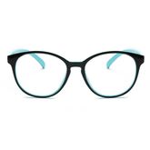 กรอบแว่นตา                 Long แว่นสายตา รุ่น 9090 (กรอบสีฟ้าเข้ม-เลนส์ใส)ฟรีกล่องและผ้าเช็ดแว่น รูปที่ 4
