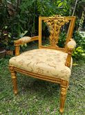 เก้าอี้หลุยส์ สีทอง รูปที่ 1