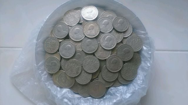 เหรียญ 1 บาท ร.9, (หลังตราแผ่นดิน)(ปี 2505)
