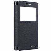 nillkinแท้ เคสฝาพับ Lenovo P70 รุ่น Sparkle Leather Case สีดำ ส่งฟรี รูปที่ 2