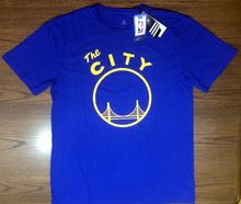 Golden State Warriors The City Retro Adidas T-Shirt L Blue รูปที่ 1