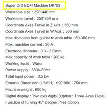 เครื่องเจาะรู ซุปเปอร์ดริล Super Drill EDM DK703 แรงไฟ 30A. (ของใหม่-ป้ายแดง) รูปที่ 5