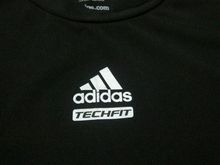 ส่งฟรี เสื้อกีฬา adidas TECHFIT (อก 28" - 42") รัดกล้ามเนื้อ ไซส์ M สีดำ โลโก้สกรีนแน่น สภาพสวยใหม่มาก  MADE IN CHINA รูปที่ 4