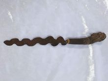 (2416) กริชเก่าหัวเป็นไม้ 5 คต รูปที่ 7