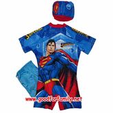 ชุดว่ายน้ำเด็ก Superman ซูเปอร์แมน bodysuit กางเกงว่ายน้ำ รหัส swmsup007 รูปที่ 5