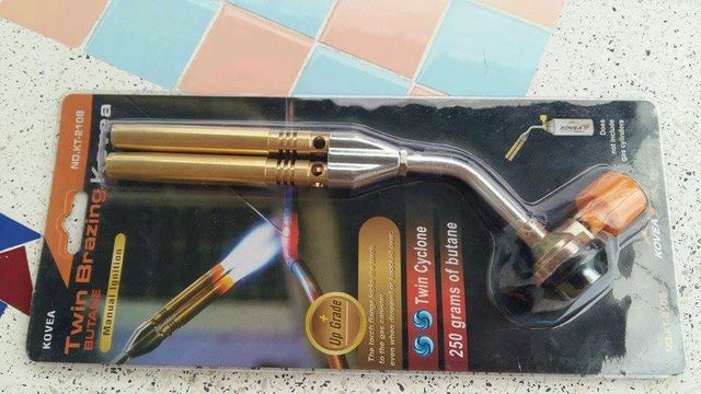 ขายหัวพ่นไฟ หัวทองเหลือง ท่อคู่ ไฟแรง