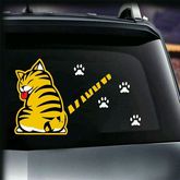สติ๊กเกอร์ ลายน้องแมว ติดรถ- ที่ปัดน้ำฝน ติดหลังรถ เทรนด์ใหม่ รูปที่ 1