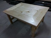 โต๊ะญี่ปุ่น เกรดหน้าท๊อปใช้ใหม่ใหม่ เนื้อไม้สนเมกา เกรด A รูปที่ 3