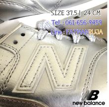 New Balance รองเท้าผ้าใบ สีเงิน ไซส์ 37.5 รูปที่ 9