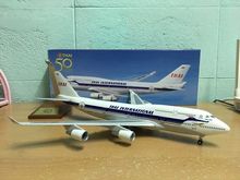 โมเดลเครื่องบิน การบินไทย Boeing 747-400 ลาย Retro ครบรอบ 50 ปี รูปที่ 1