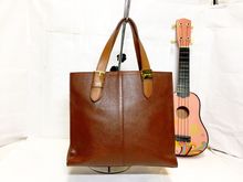 กระเป๋า  Burberry Brown leather Bag แท้ รูปที่ 2