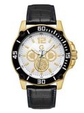 Guess Men's Gold-Tone and Black Watch รูปที่ 6