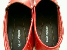 รองเท้าหนังแท้Hush Puppiesสีแดงหนังแท้ใหม่ชนShop รูปที่ 3