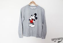 Mickey Mouse Sweater สีเทา รูปที่ 2