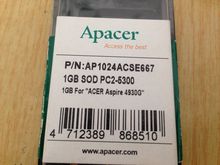 RAM Apacer 1 GB. สำหรับโน๊ตบุ๊ค รูปที่ 2