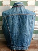 vintage mens jeans Blue Denim vest  Levi's Big E รูปที่ 9