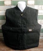 vintage mens Black jeans Denim vest Big Smith DeadStock Made In Russia รูปที่ 8