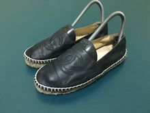CHANEL Leather Espadrilles. MADE IN SPAIN. รูปที่ 1