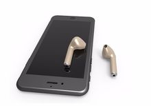 ส่งฟรี หูฟังบลูทูธ HBQ i7 สีทอง Wireless Single Earphone Mini Bluetooth รูปที่ 2