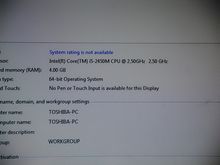 สวัสดีค่ะ Toshiba L745 i5-2450m แรม4GB ฮาร์ดดิส640GB การ์ดจอ1GB231060 รูปที่ 7