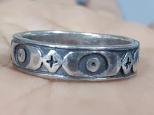 (5417) เเหวนเงิน ตอก 925เเกะลายสวย รูปที่ 5