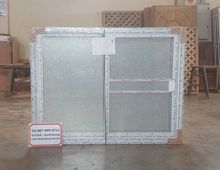 บานเลื่อน 120x100 หน้าต่างกระจกอลูมิเนียม พร้อมบานมุ้ง  รูปที่ 2