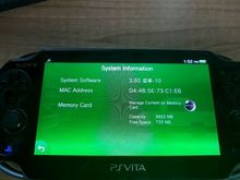 PS Vita 1000 3.60 แปลง แล้ว เมม4GB รูปที่ 2