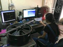 ซ่อมล้อ ล้อคด ล้อแตก ล้อดุ้ง ทำสี ปัดเงา คต ดุ้ง เชื่อมแตก  ปัดเงา เปลี่ยนสี ตีปลอกกันสั่น ทำ specer ทำ adaptor แปลงรู pcd ขาย ล้อแม็กซ์ ยาง รูปที่ 5