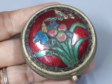 (5441) ตลับทองเหลืองงานเก่า รูปที่ 6