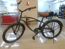 จักรยานครุยเซอร์ สุดคลาสสิค สีเขียวลายพรางทหาร (ไม่ค่อยมีนะครับ) เฟรมเหล็ก Hiten วงล้ออลู 26 นี้ว มือสอง ญี่ปุ่น ราคา6500 เปิดบริการทุกวัน 1 รูปที่ 4