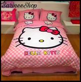 ชุดผ้าปูที่นอน Hello Kitty 6 ชิ้น 6 ฟุต รูปที่ 3