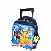 กระเป๋าล้อลาก 12 นิ้ว สีน้ำเงิน สีฟ้า Pokemon Pikaju โปเกมอน รหัส bcktropok004 รูปที่ 1