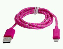 พรีออเดอร์ Original 1.2 m 8-pin Woven USB Charging Data Cable for iPhone 5S 5 6 6 pllus7 7 plus, iPad mini, iPad mini 2, iPad Air รูปที่ 3