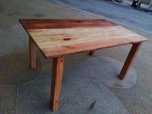 โต๊ะญี่ปุ่น งานขัดเรียบ เกรดไม้พาเลท เนื้อไม้สนแดง รูปที่ 2