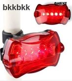ไฟท้ายจักรยาน  ทรงโบแดง 5 led สว่างมาก มีหลายโหมด ใช้ได้เลยสวยดีสวย รูปที่ 3
