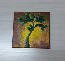 ภาพวาด ต้นไม้ในตำนาน 3D acrylic color painting ของแต่งบ้าน ภาพแขวน รูปที่ 2