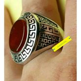 แหวนสแตนเลส หัวแหวนสีแดงเส้นผ่าศูนย์กลาง 20 mm. Sizeแหวน 64  (ราคาสินค้าพร้อมจัดส่งผ่าน KERRY EXPRESS) รูปที่ 5