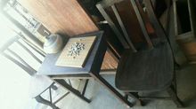 โต๊ะ เก้าอี้  เก่า งานไม้เนื้อแข็ง
พร้อมชุดเล่นหมากล้อม รูปที่ 2