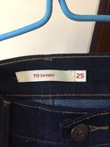 กางเกงยีนส์ LEVI'S skinny รุ่น 711 เอว 25 ยาว 30 ของแท้ รูปที่ 6