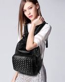 Zara backpack with studs รูปที่ 9