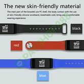 Fitness Tracker Bracelet - Heart Rate Monitor, Blood Pressure, Pedometer, Distance Counter, IP67 Waterproof (Blue) รูปที่ 5