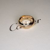แหวน Cartier Trinity Classic ทองคำ3สี 18K ไซส์47 (Used) รูปที่ 2