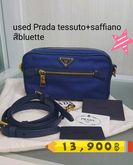 used Prada tessuto saffiano สีbluette รูปที่ 1