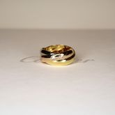 แหวน Cartier Trinity Classic ทองคำ3สี 18K ไซส์4 +กล่องและการ์ด (Used) รูปที่ 2