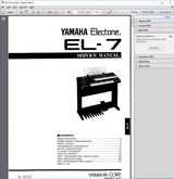Yamaha Keyboard  Electone  Service manual CD  กว่า 450 Model รูปที่ 1