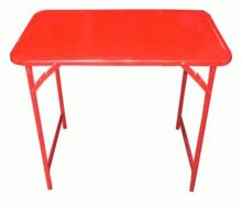 โต๊ะพับเหล็กขาสวิง สีแดง รูปที่ 1