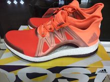 รองเท้า  Adidas running women รุ่น PureBoost X pose สีส้มแดง สภาพนางฟ้า ราคา 2,500 บาท รูปที่ 1