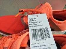 รองเท้า  Adidas running women รุ่น PureBoost X pose สีส้มแดง สภาพนางฟ้า ราคา 2,500 บาท รูปที่ 5