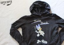 Uniqlo Daisy Duck Hoodie สีเทาเข้ม รูปที่ 1